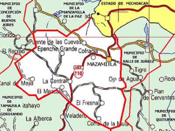 ubicacin geogrfica de mazamitla