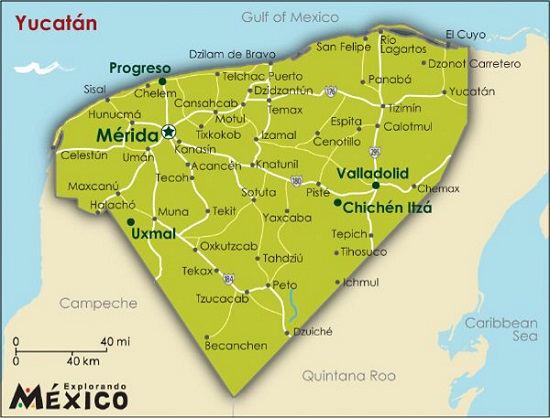 ubicación de mérida, yucatán ubicación de mérida, yucatán