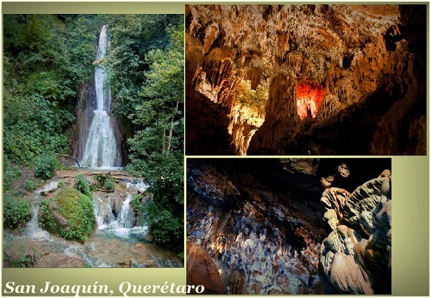 grutas y cascadas, san joaqun