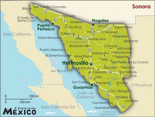 ubicacin de hermosillo