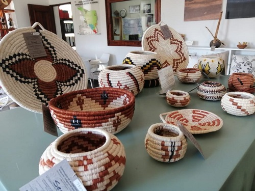 cestera elaborada por los yaquis