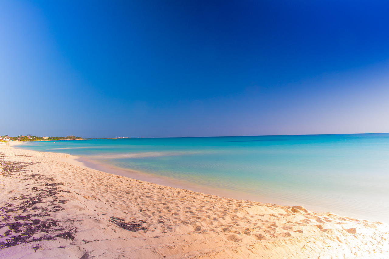 playa del secreto en la riviera maya