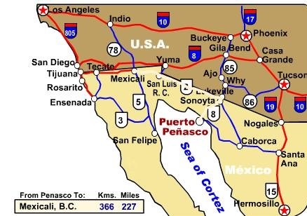 ubicacin de puerto peasco