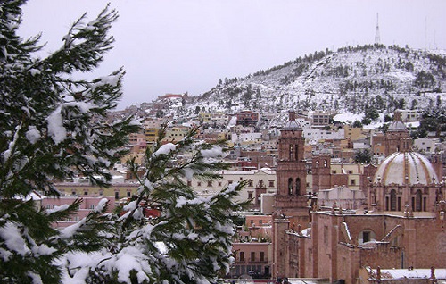 nieve en sombrerete