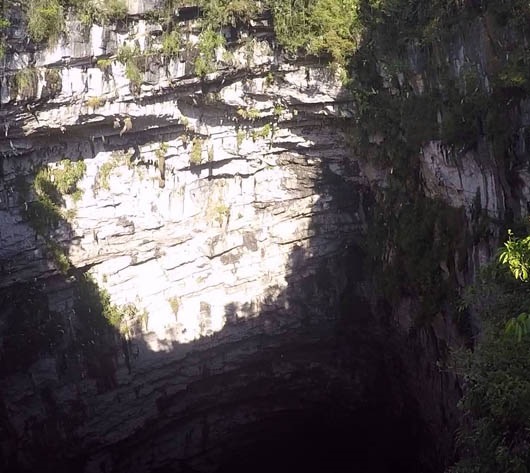 espeologa en el stano de las golondrinas, san luis potos