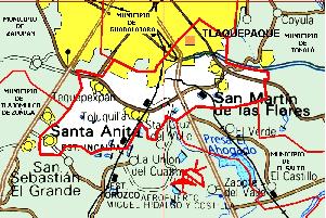 Ubicación geográfica de Tlaquepaque