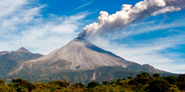 volcn de fuego, colima. mxico